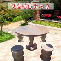 Stone Table Stone Bench Courtyard Garden Tea Table Balcony Dining Table Swing Piece Marble Home