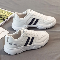 Sports small white shoes ins female 2021 spring and autumn Korean version of new students Leisure Joker explosive running shoes board shoes