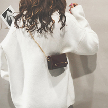 Bag Pack woman 2022 new tide Han version 100 hitch satchel chic girl s single shoulder trampoline chic mini chain small bag