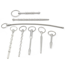 Prisoner Bird Male Sex Electric Shock Adult Products Stainless Steel Gay Horse Eye Urethral Stick