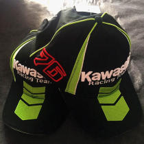 New Kawasaki motorcycle rider hat MOTOGP EMBROIDERY RACING HAT KAWASAKI LOCOMOTIVE RIDING SUNHAT