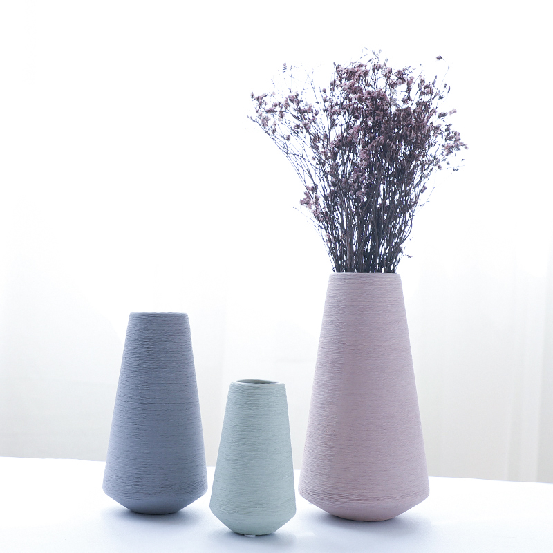 Nan sheng I and contracted ceramic vase simulation flowers, dried flowers, household act the role ofing is tasted furnishing articles mesa adornment handicraft