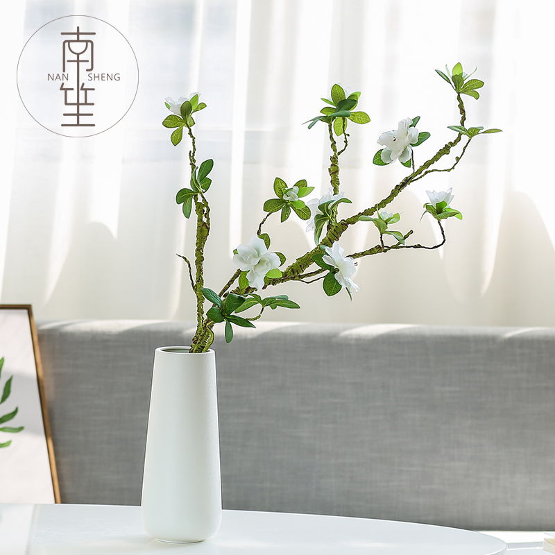 Nan sheng household act the role ofing is tasted simulation flower, dried flower ceramic vase Nordic mesa of I and contracted sitting room place decoration