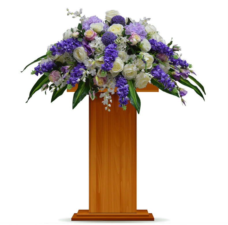 工厂店摆放花卉桌花假花绢花前台花迎宾演讲台台面会议玫瑰绣球餐