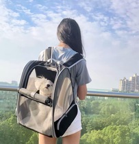 Breathable Double Shoulder Cat Bag Out Portable Pet Bag Cat Backpack Dog Bag Kitty Bag pooch Carry bag light