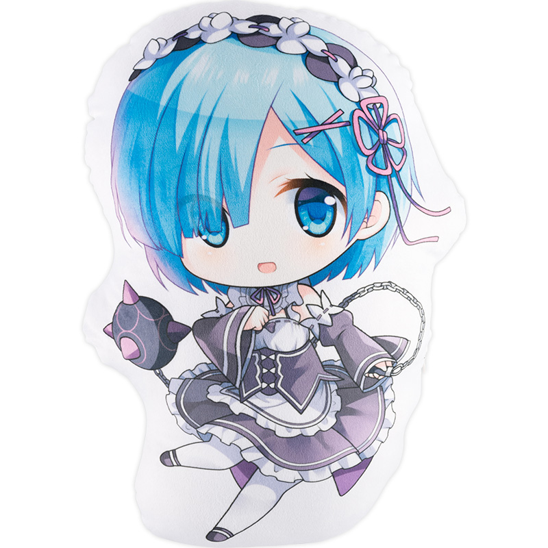 life in a different world from scratch, special-shaped pillow around rem