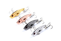 Luya bait Swimming metal VIB bionic bait Full swimming layer bait Twisted mouth perch lore hard bait Sequin bait