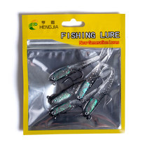 5 A pack of Luya bait Forktail lead fish Taiwan fishing fishing gear Luya Soft Bait 7cm 6 grams