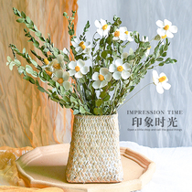 Moon Heart Lan Small Daisy Dry Flower Bouquet Lover Grass Living Room Furnishing for Yongsheng Bonding Flowers to shoot prop diy materials