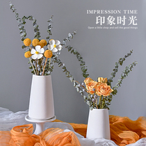 ins rose sunflower dry bouquet of flowers bouquet forever living room furnishing vase Desktop Cotton Eugali Decorative Pendulum