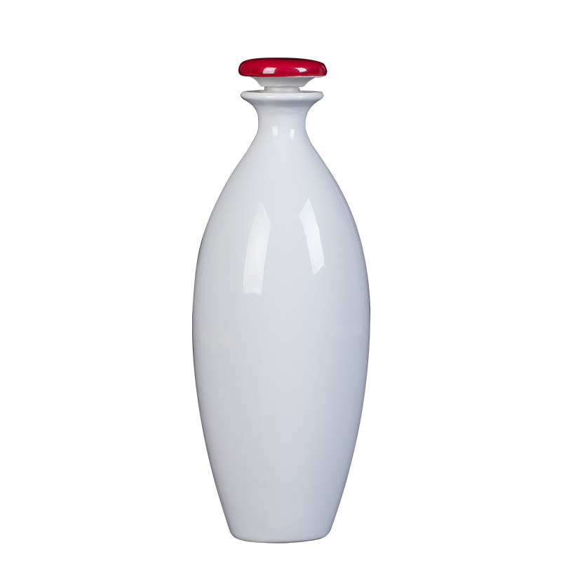 Jingdezhen ceramic bottle bottle home antique liquor hip contracted custom bottle to pack a jin of mail