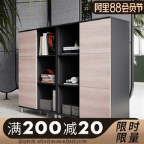 Office sundries storage cabinet File cabinet Storage low cabinet storage cabinet Bookcase Wooden small cabinet Office tea cabinet