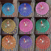 Pure hand-made new prop umbrella network red flow Su Umbrella jitsu han umbrella and tangled parachute transparent umbrella parachute