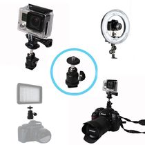 SLR camera hot shoe small pan tilt for GOPRO8 7 6 5 4 Machine top metal bracket adapter seat accessories