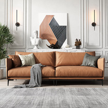 Nordic tech Busha Hairstyle Light Extravaganza LIVING ROOM CORNER ORANGE MODERN FREE WASH STRAIGHT ARRANGED ART SOFA