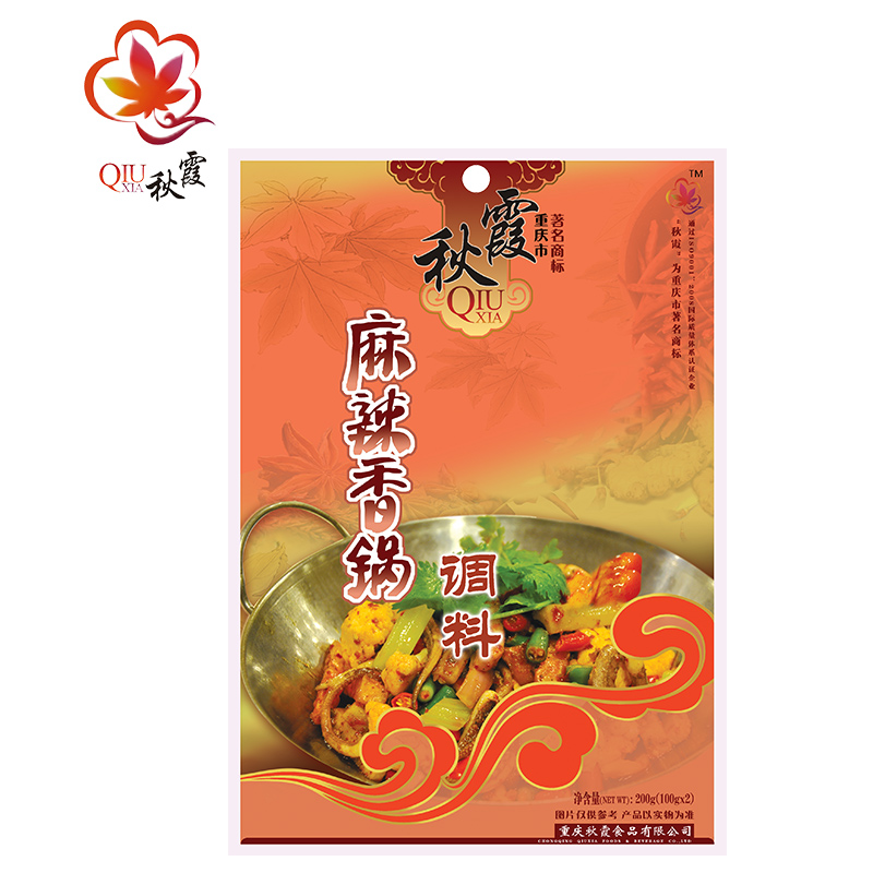 秋霞麻辣香锅调料200g 一料多用麻辣小龙虾干锅底料四川特产佐料产品展示图3