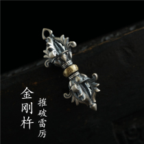 Standard 925 Silver Diamond Pestle Five Pestle Pendant Pendant Pendant Pendant DIAMOND pestle