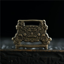 Tibetan Divine beast Rivet with book buckle pendant pendant pendant with book buckle