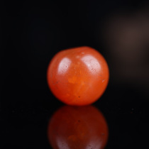 18mm Qing Dynasty red Old Manau pearl Tibetan red Manau matched with pearl scattering beads