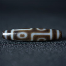 Genuine Products Natural Agate Jade Medullary Material Six Eyes Celestial Beads Pendant oil Rundle Celestial Bead Pendant