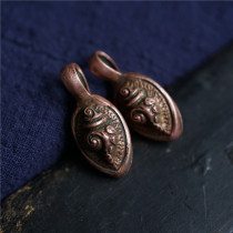Hidden red copper handmade method screw clip ultra large number clip pendant counter