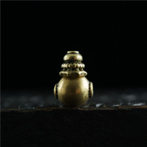 Slight retro 9 5mm vegetarian face Buddha head tee fitting brass Buddha head small number Buddha Pearl Candida accessories