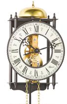 German new original direct mail Hermle Hermler hollow metal mechanical wall clock 70974-000711
