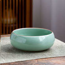 Gothic kiln creative large tea washing ceramic household tea ceremony kung fu tea set washing tea cup basin water glass pen washing parts