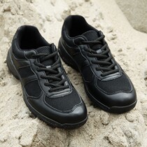 Outdoor training shoes Black security training shoes Mens liberation shoes fire training shoes work shoes labor insurance shoes