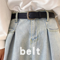 Port Wind Belt Male Korean version 100 hitch Personality Pin Buckle Casual Han Edition Young People S Tide Youth Pants Belt Men