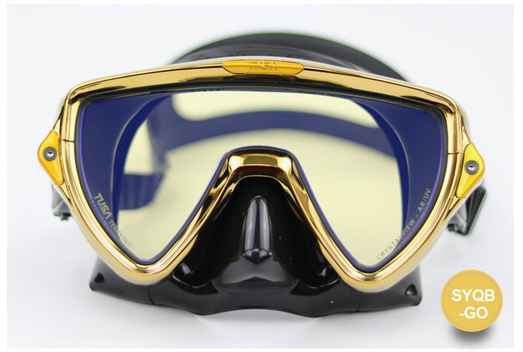 tusa m19scyqb潜水面镜镀膜防紫外线浮潜深潜大视野日本潜水装备_7折