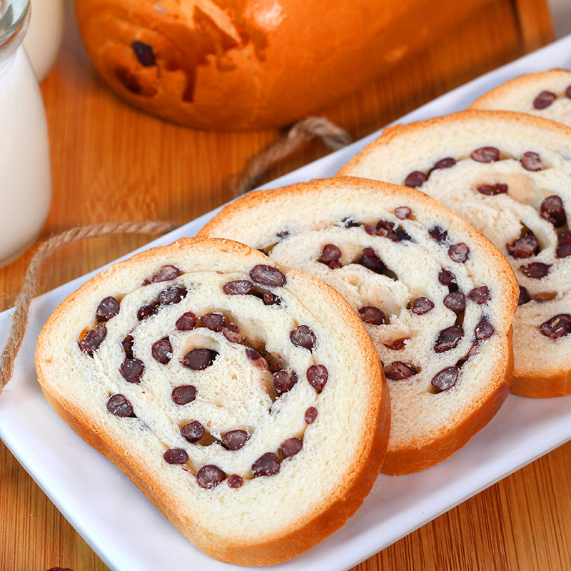 列巴面包全麦红豆吐司400g