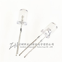 5MM white hair White LED LED F5 white light white short foot bright