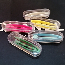 9 9 rounds of five colored clip boxes standard CE clip suction stick contact lens wearing tool small tweezers