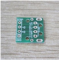 YL-132 USB male head turning Dip adapter plate usb male head turning pin 2 54mm pitch PCB plate welding