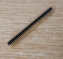 Pin row 1 27 pitch 2*40p double row pin straight needle environmentally friendly gold plated