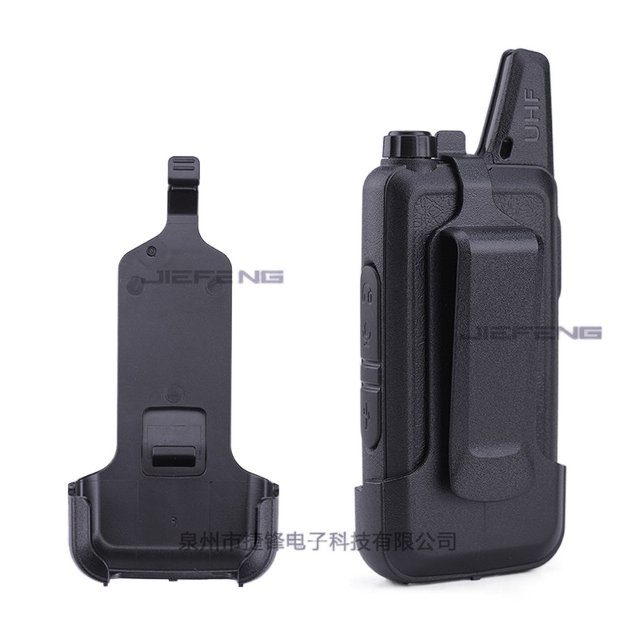 Jie Feng Walkie Talkie Accessories JF-T608 Back Clip ສີ ດຳ ແລະສີຂາວ KD-C1C2 ຮອບແອວຮອບແອວ Kelly Watt Power Universal