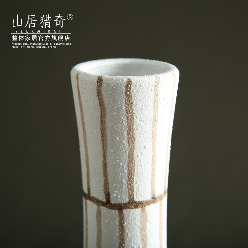 Nordic breeze white ceramic paint vase is contracted and I sitting room fine expressions using flower arranging flowers, table decoration furnishing articles