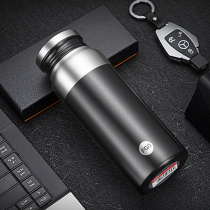 Fulight 316 stainless steel thermos cup male personality 600ml creative large capacity portable student trend water Cup