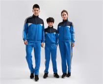 Autumn and winter long sleeve jacket table tennis suit badminton suit adult children men and women sportswear trousers