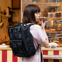 Doughnut doughnut double shoulder bag bag Macaroon pure black male and female student travel sport tourist boomer