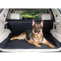 Car trunk waterproof and anti-dirty pet mat Black large dog and cat self-driving tour pet anti-fouling Oxford cloth car mat