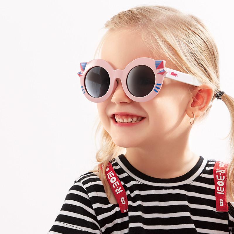 安比 儿童太阳镜偏光男童 防紫外线小孩眼镜