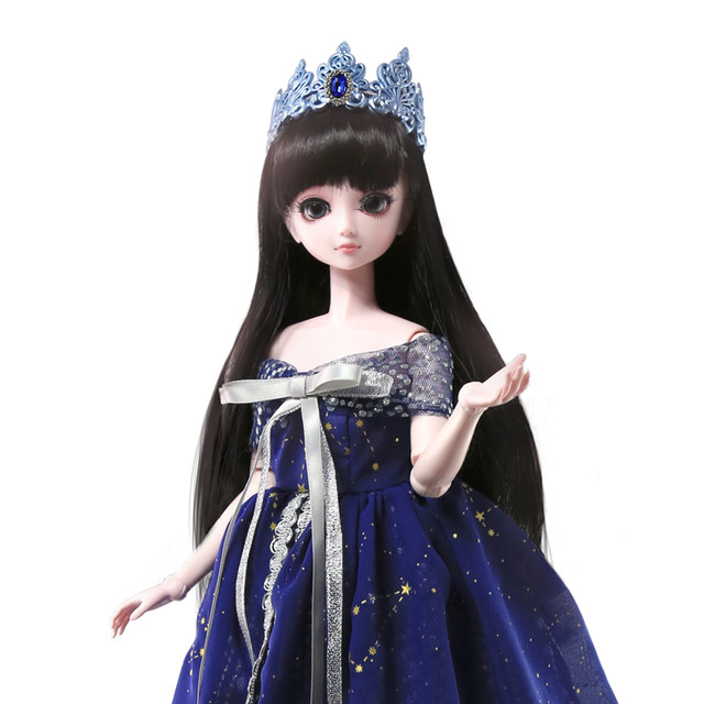 Ye Luoli Doll ຂອງແທ້ Starry Sky Starry Night Doll Girl Simulation Toy Doll Clothes 50CM