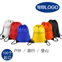 Basketball belt blue ball bag Basketball bag Football bag Storage bag Drawstring backpack Sports harness pocket Custom fitness bag