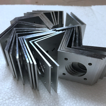 Industrial Corner Aluminum 50 * 50 * 4 mm angular aluminium profile 50 * 50 * 5 0mm Right angle aluminium aluminium alloy angular aluminium open pore