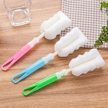 Sponge cup brush Folding cup brush detachable long handle brush Wash cup glass cleaning cup brush Sponge brush