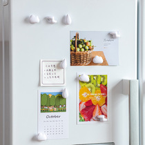Olafu Fridge Stick with magnetic sticker label Cute Creative Cloud early teach Stickler Stickler solid sticker suction iron stone