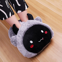 Wood forest charging warm feet treasure electric warm shoes Electric pad foot warmer plug electric water bag warm shoes sleep on the bed