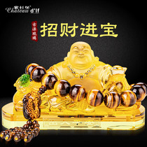 Car perfume Maitreya Buddha Car ornaments Mens special high-grade center console car interior decoration products Daquan